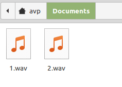 output audio files generated in different destination folder using Sound Converter