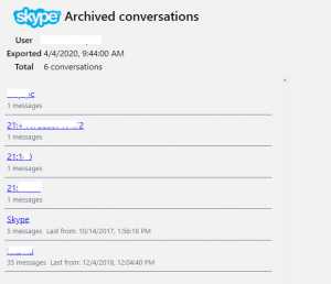 skype chat history files