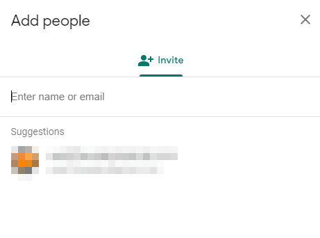 selecting people for meeting from a list of Gmail contacts 