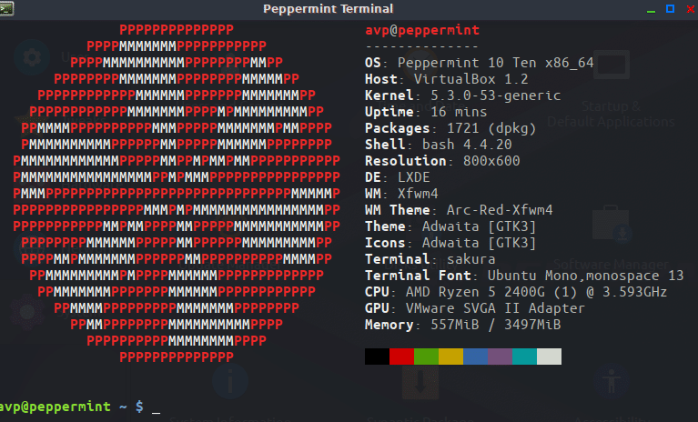 enabling neofetch during Terminal launch in Peppermint 