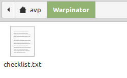 files are be default stored in Warpinator folder in the home directory