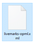 exporting existing livemarks