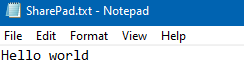 export notes from SharePad as a text file