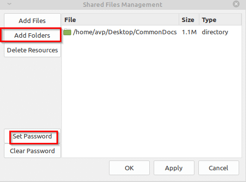 add folders for shared management in iptux