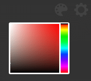 choosing a color palette for new tab background color using Minimal New Tab Clock