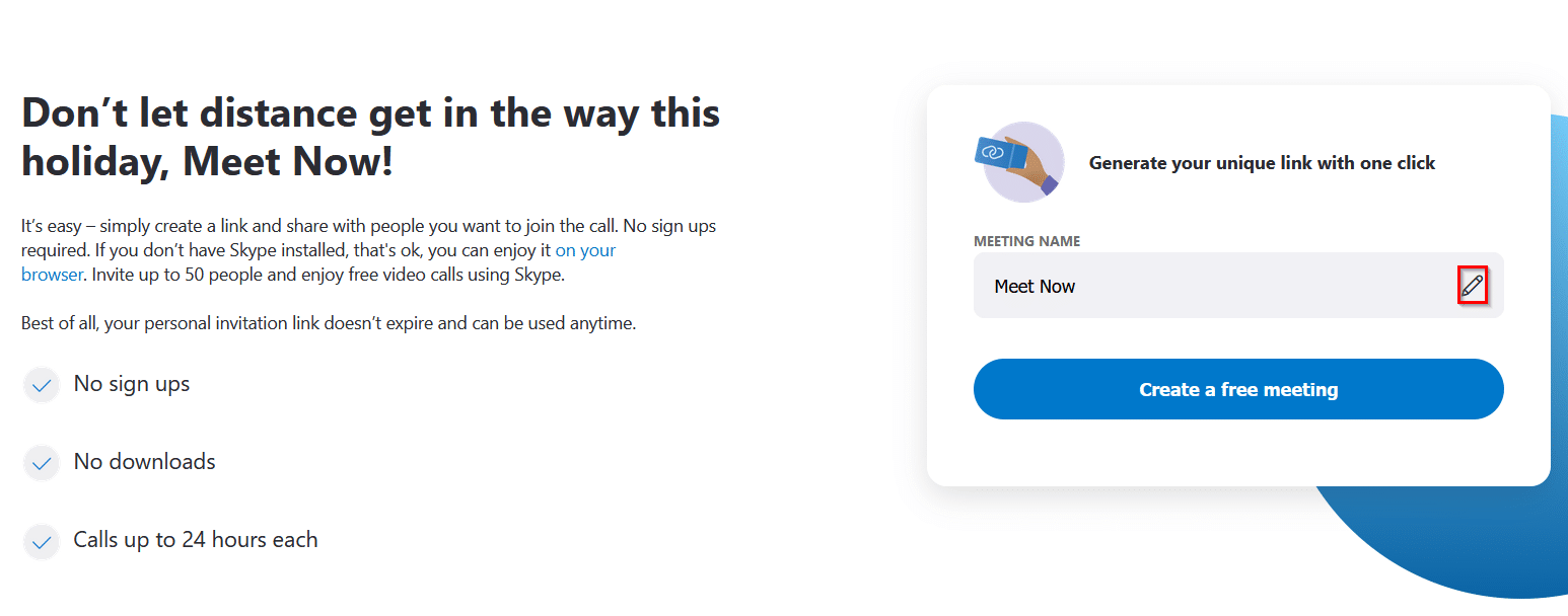 sign up skype without microsoft account