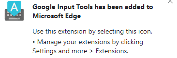 Google Chrome add-on installed in Microsoft Edge
