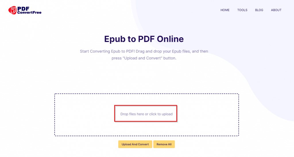 epub to pdf converter tool