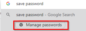 Chrome Actions for editing passwords