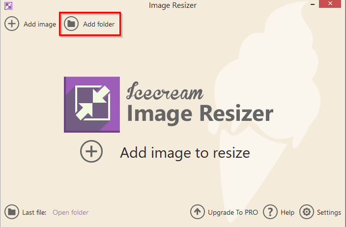 batch resizing images with Image Resizer