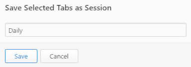 naming the saved session of tabs in Vivaldi