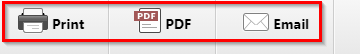 options to print, save as pdf and email webpages using Print Friendly & PDF