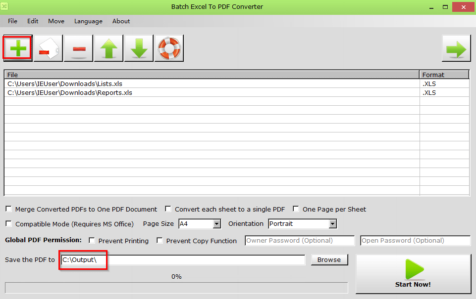 spreadsheet converter opens in new window