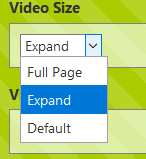 changing video size in YouTube High Definition add-on