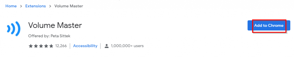 volume control google chrome
