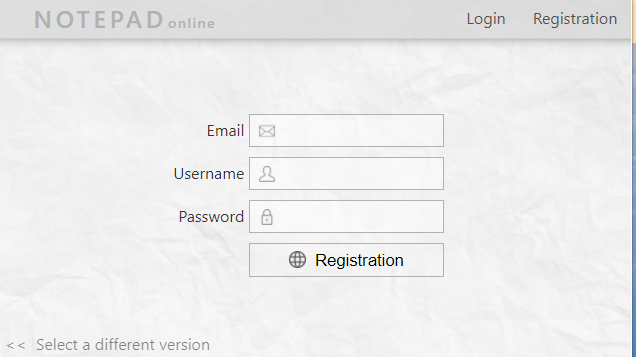 registering an account for online mode