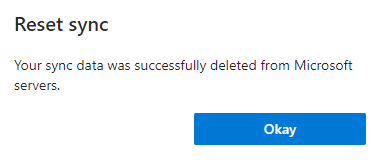 Edge sync data deleted