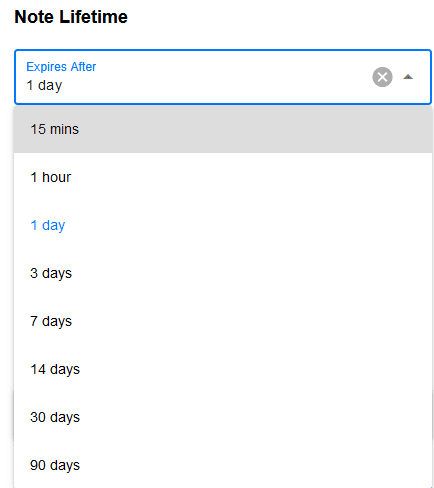 setting the notes expiry interval