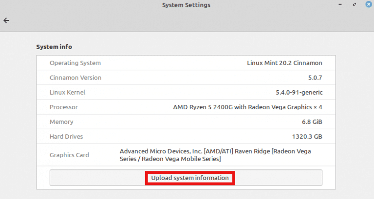 How To Find And Upload Detailed System Information In Linux Mint Ihaveapc Ihaveapc How to find and upload detailed system information in linux mint ihaveapc ihaveapc