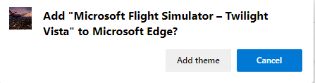 adding a theme to Edge