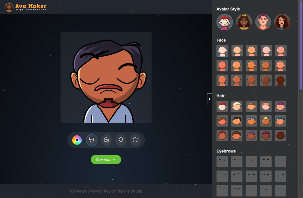 Ava Maker is a free online avatar maker