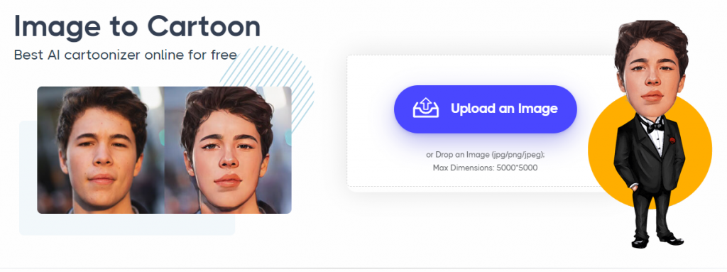 Image to Cartoon online tool