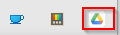 Google Drive icon from system tray