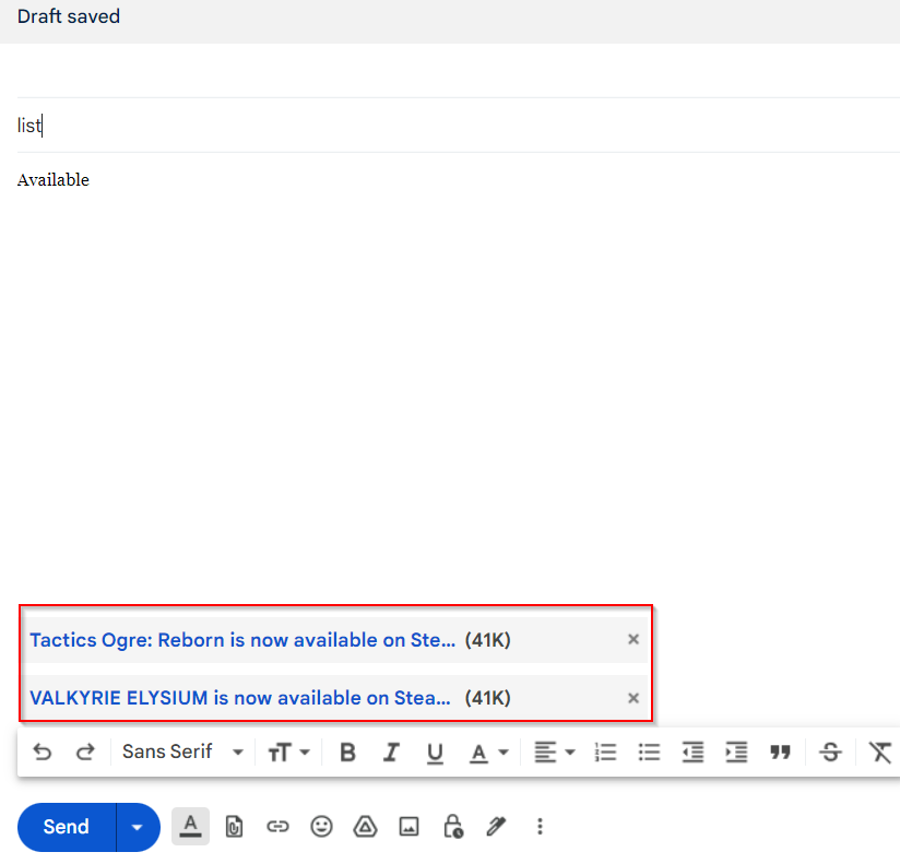 attached messages as EML files in Gmail
