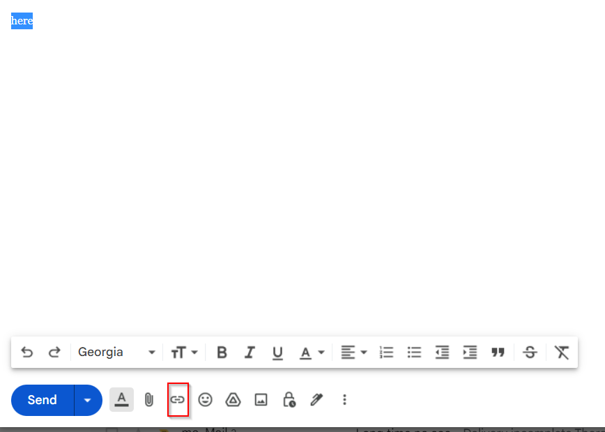 Gmail message window