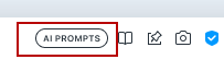 AI Prompts enabled in address bar