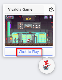 Click the shortcut icon to load Vivaldia