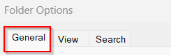 General Folder options in Windows 11
