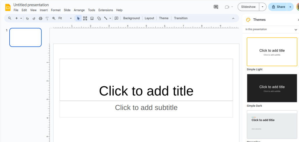 New Google Slides