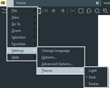Dark theme in Sumatra PDF