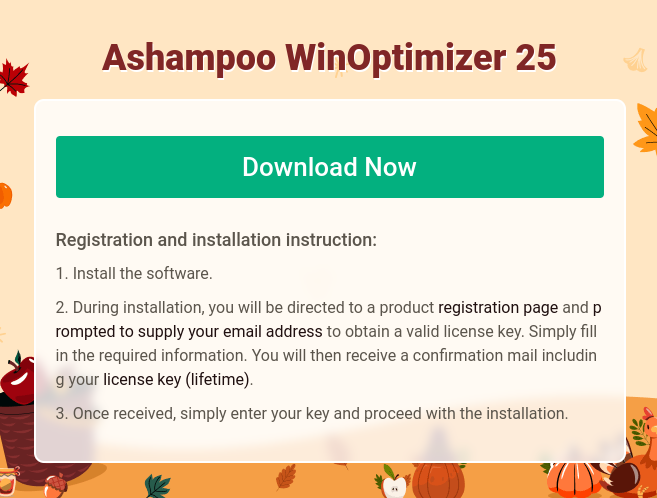 installation instructions for giveaway software