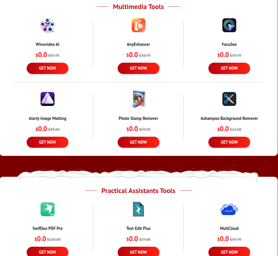 AOMEI 2024 Massive Christmas Carnival Giveaway multimedia and practical assistant tools