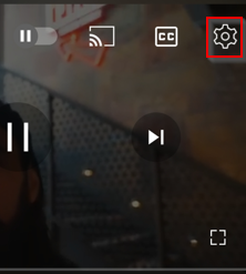 accessing settings in YouTube Android app