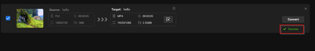 video files converted using MiniTool Video Converter 3.8