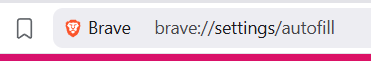 accessing brave browser autofill settings