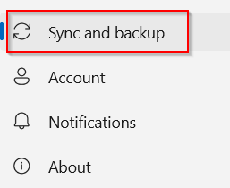 onedrive sync and backup settings