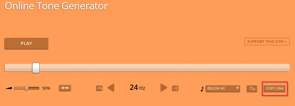 customized frequency sounds can be shared