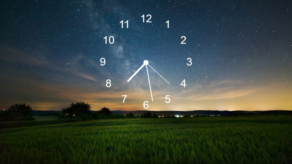 clock desktop using desktop lux