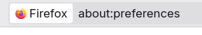 accessing firefox settings
