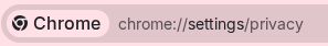 accessing chrome settings
