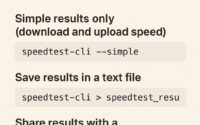 speedtest-cli usage