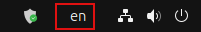 changing the input source from the top menu
