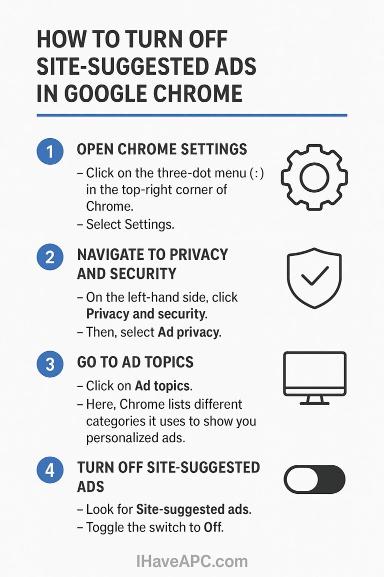 chrome site-suggested ads settings