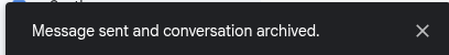 Reply sent and archived in Gmail