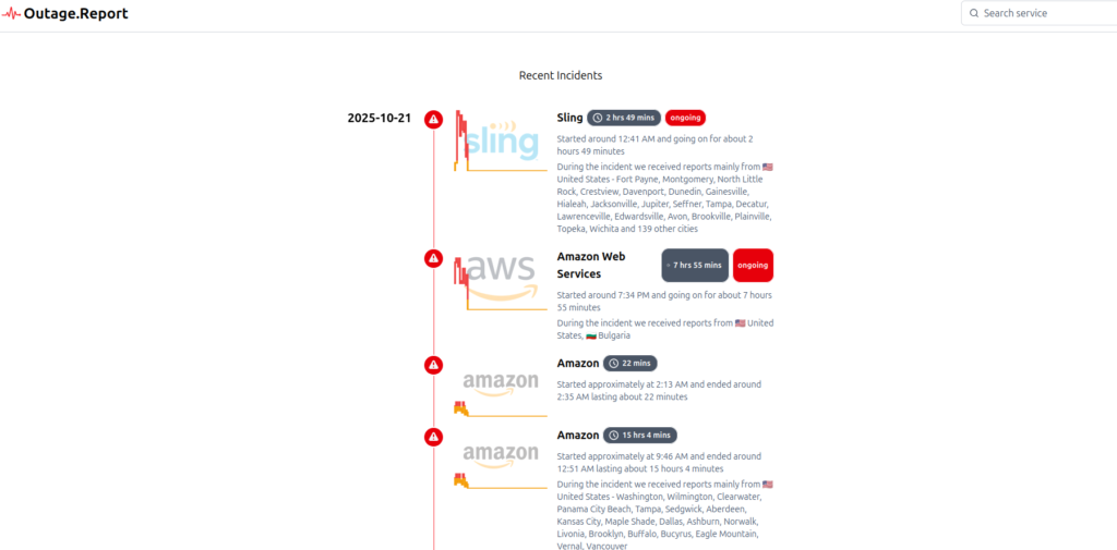 outage.report