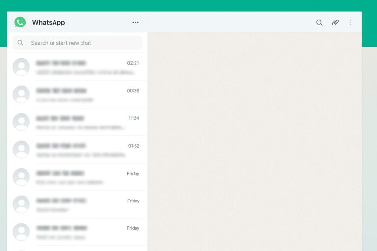 whatsapp web interface